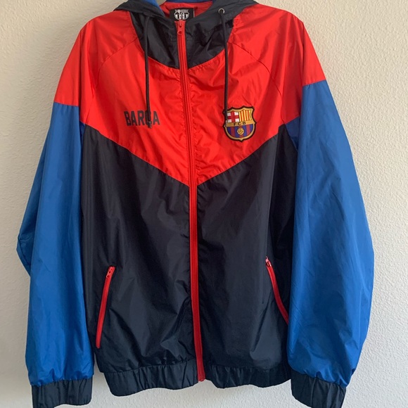 fc barcelona windbreaker